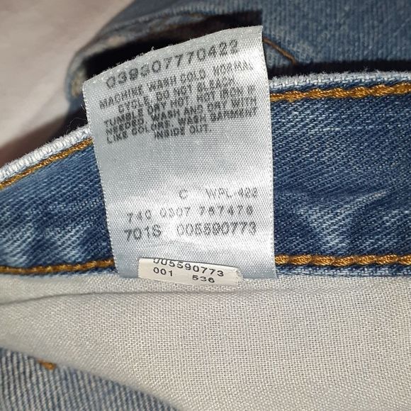 Vintage Levi's 559‎ Relaxed Straight Jeans 33x32 - Picture 5 of 13